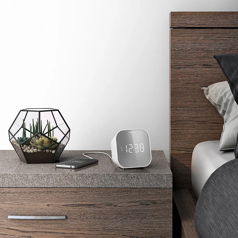 RADIO RELOJ TAR4406 BLANCO PHILIPS 8
