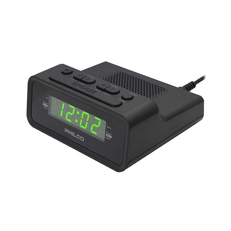 RADIO RELOJ 1006 GR PANTALLA LED  0,6 PHILCO 4