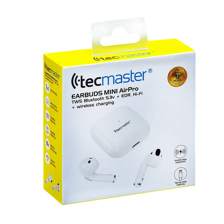 AUDIFONO BLUETOOTH  MINI TWS 5,3V HI-FI TM-300519 TECMASTER 4