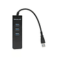 Hub USB 3 Puertos USB 3.0 + 1 Red Tecnolab TL345 - Miniatura 1