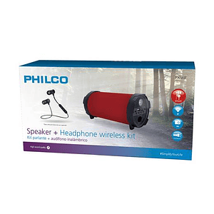 PARLANTE BT +AUDIFONO BT PX56R PHILCO