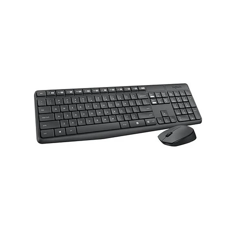Combo Teclado + Mouse Inalámbrico MK235 Negro LOGITECH