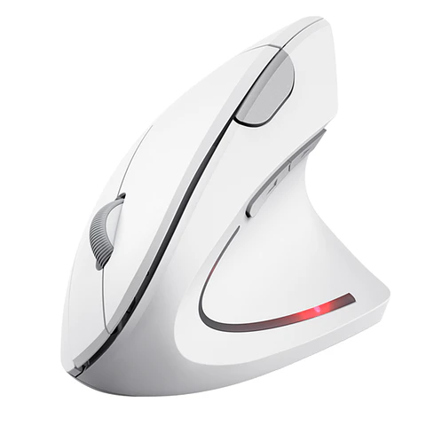 MOUSE INALAMBRICO ERGONOMICO RECARGABLE 25132 BLANCO VERTO TRUST