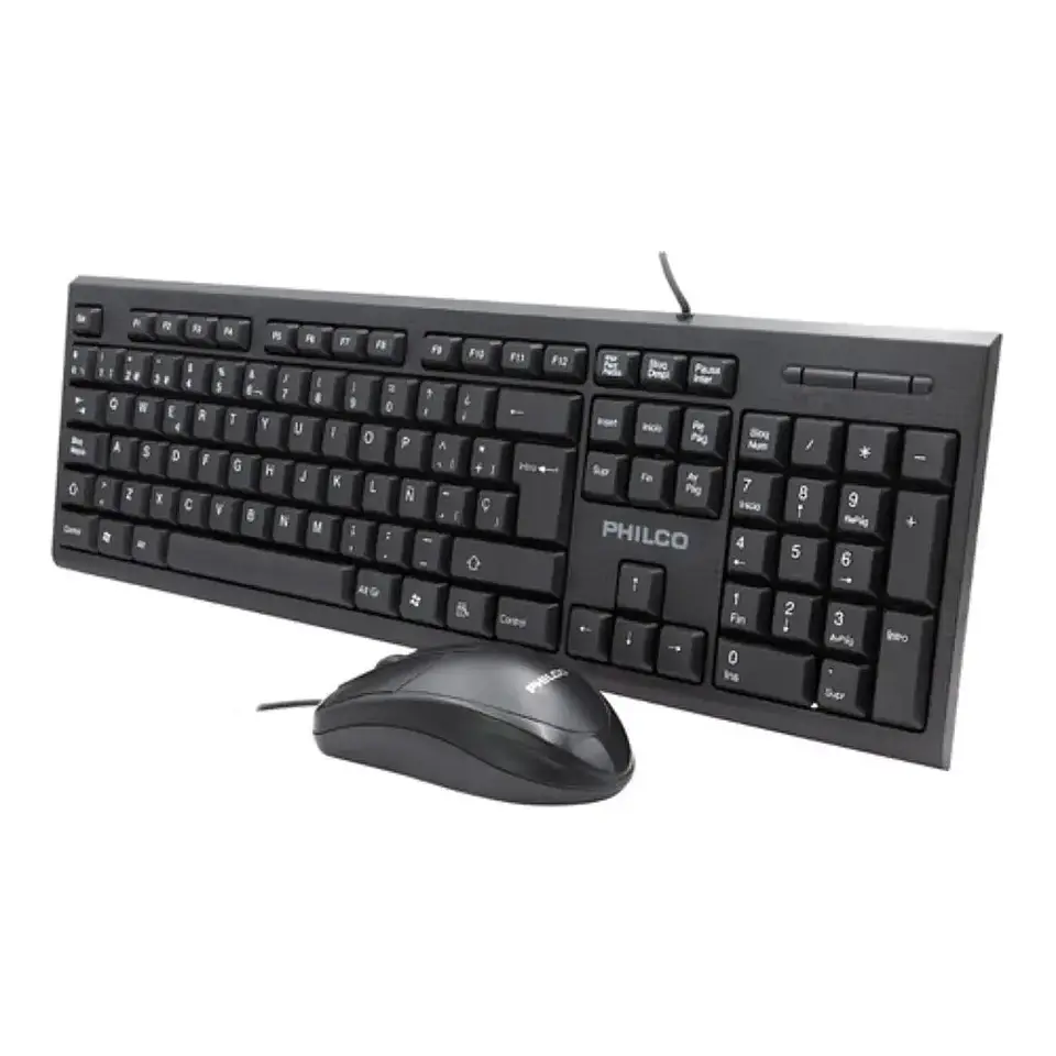 Teclado + Mouse Alambrico K4500 PHILCO 3