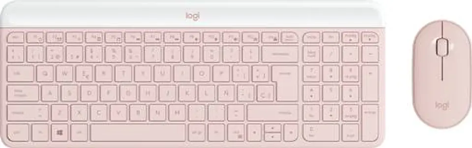 Combo Teclado + Mouse MK470 PINK Logitech 2