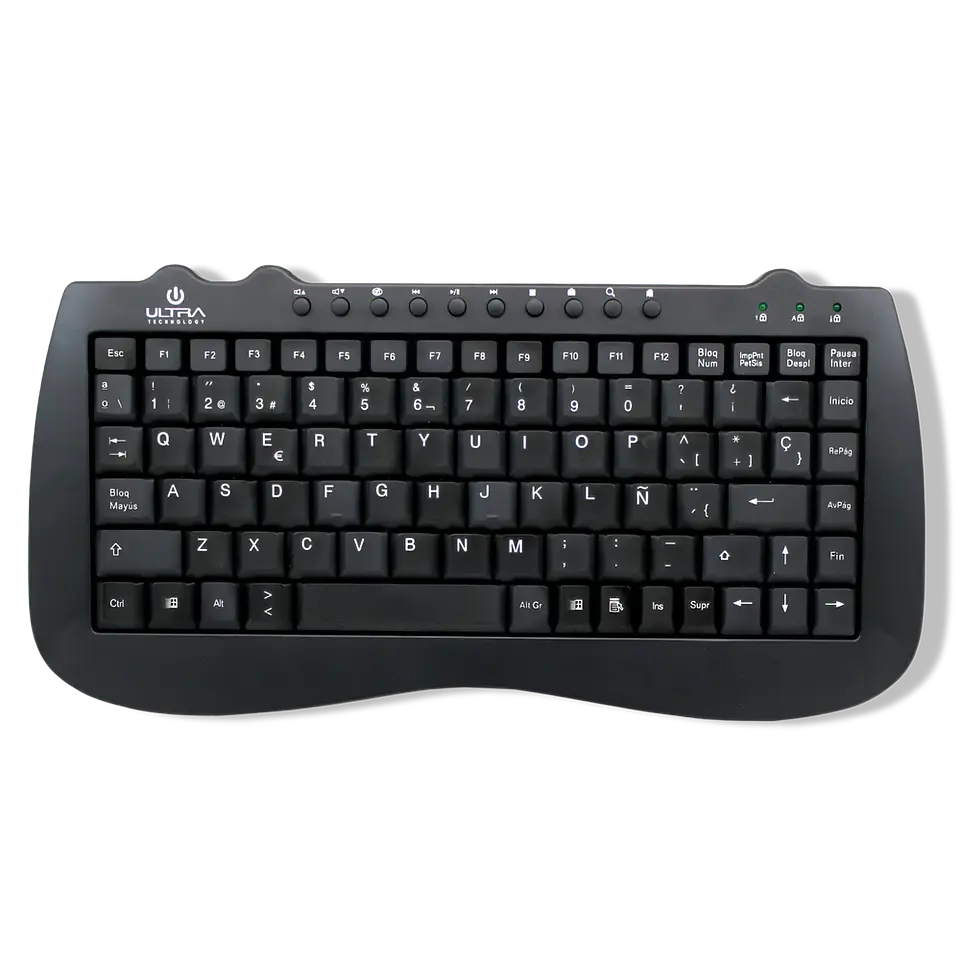 TECLADO USB MULTIMEDIA UT-K115U ULTRA 1