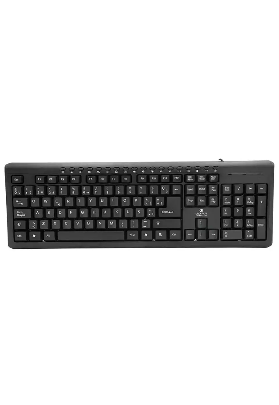 TECLADO USB MULTIMEDIA UT-K110U ULTRA 1