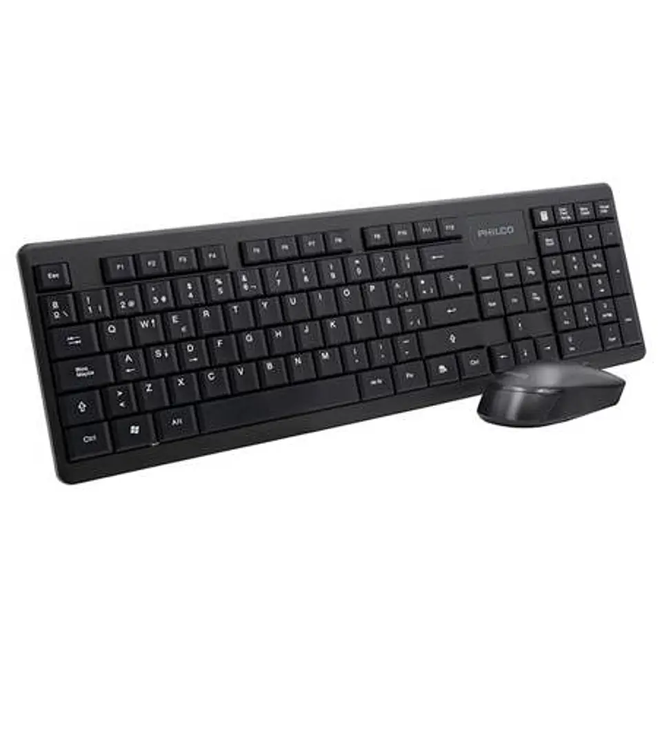 TECLADO + MOUSE INALAMBRICO PPR6314 NEGRO PHILCO 1