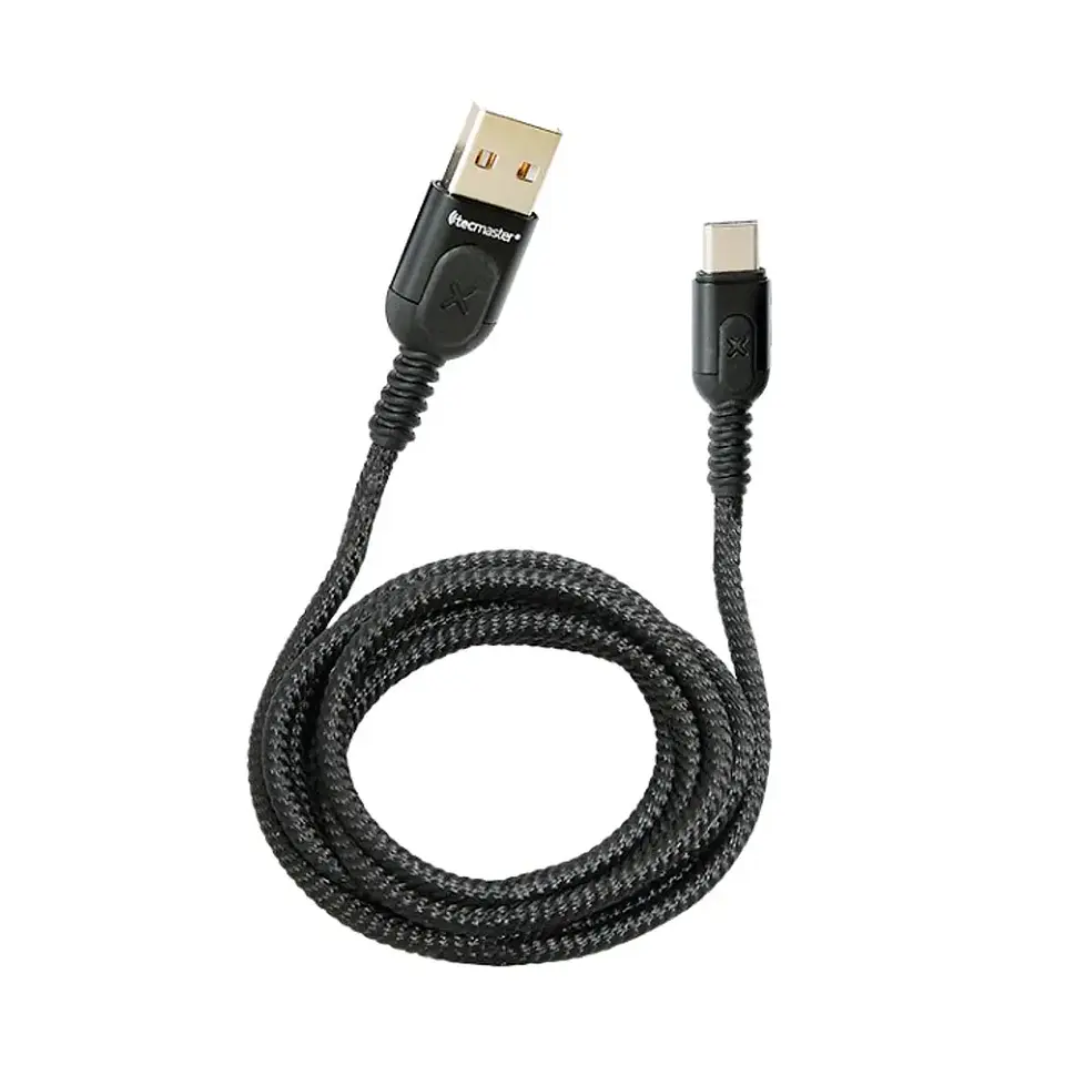 CABLE DE DATOS CON CICLO RGB 1.2MTS USB C  200526 TECMASTER 2
