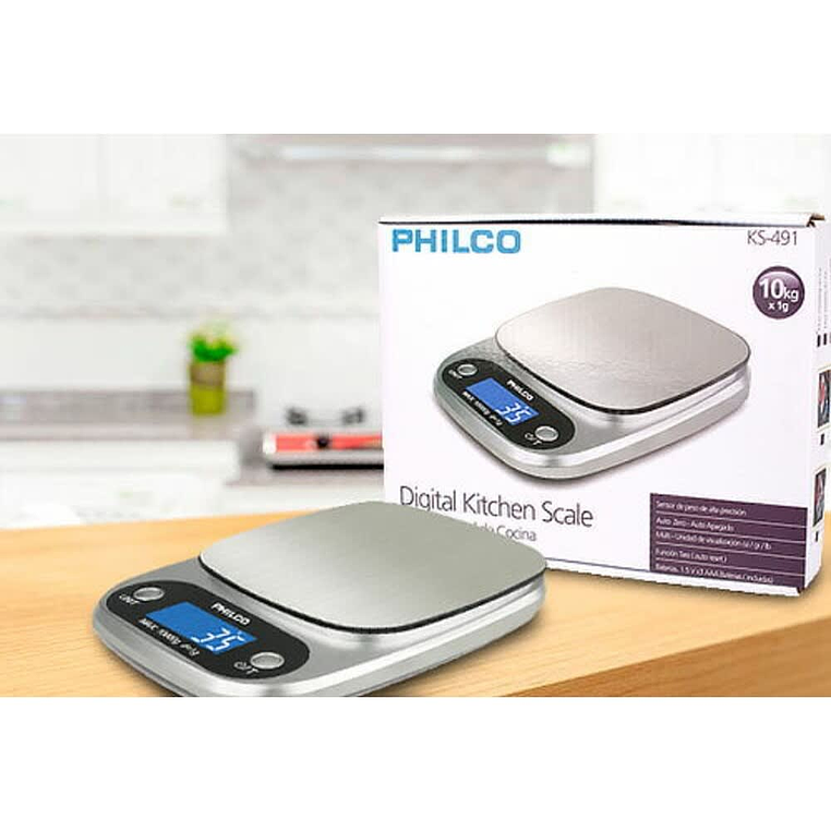Balanza Digital de Cocina Philco 1 g a 10 kg Mod. KS‑491   2