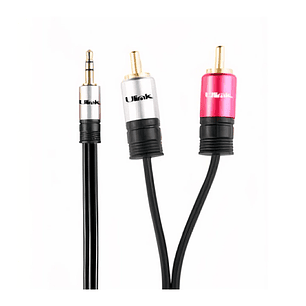 CABLE DE AUDIO ESTEREO RCA 3,56MM PLUG A 2 RCA  ULINK
