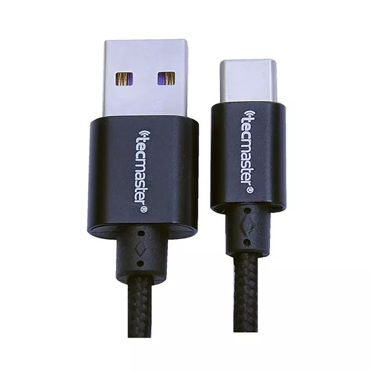 CABLE TIPO C USB 2.5 MTS TM-200506-BK TECMASTER 1