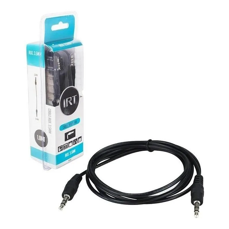 CABLE AUX. 3.5 MM 1.8MTS AUX02 IRT 1