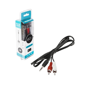 CABLE AUX/JACK 3.5 - 2RCA IRT