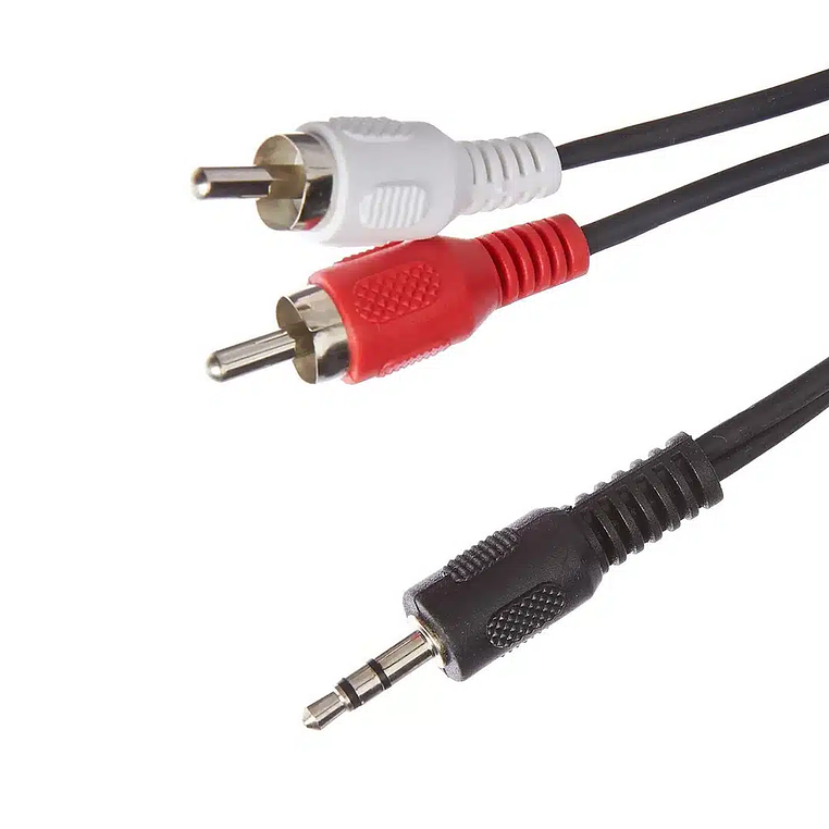 CABLE DE AUDIO 3,5MM A 2 RCA 3MTS ULINK 1