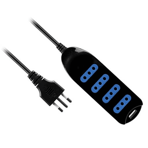 ALARGADOR MULTIPLE XT52 4 POS 1,50MTS NEGRO PHILCO