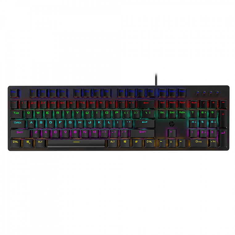 Teclado Gamer  HP GK100 NEGRO Es 4