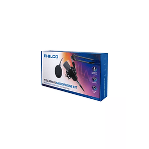 KIT MICROFONO CONDENSADOR STREAMING KJT67 PHILCO