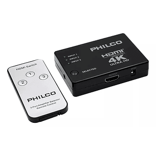 SWITCH HDMI P4109 ULTRA HDMI 3X1 PHILCO