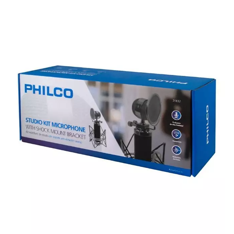 MICROFONO STUDIO CON SOPORTE/NOISE REDUTION 31832 PHILCO 3