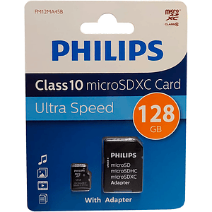 MEMORIA MICRO SD 128GB FM12MA45B/97 ULTRA SPEED PHILIPS