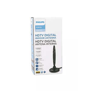 ANTENA HDTV INDOOR 180 GRADOS ROTACION SDV 1230 PHILIPS