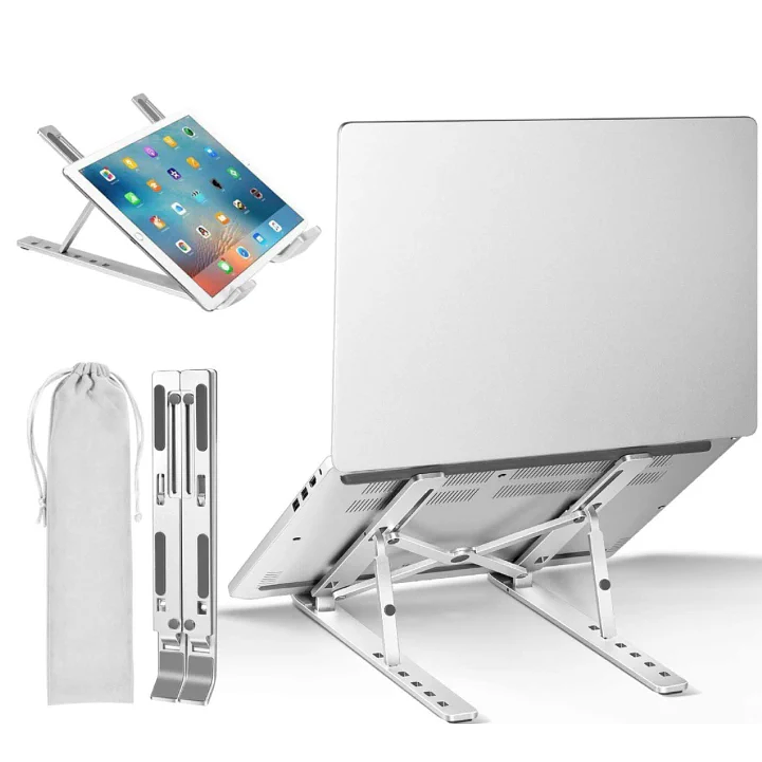 SOPORTE DE ALUMINIO PARA LATOPS Y TABLETS TM-100560 TECMASTER 6