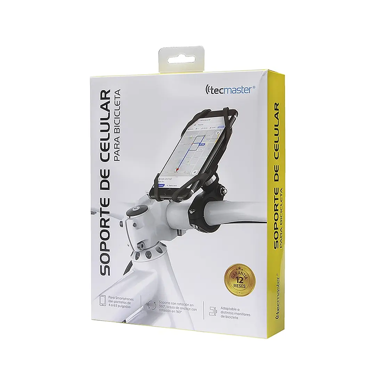 SOPORTE DE CELULAR PARA BICICLETA TM-700501 TECMASTER 1