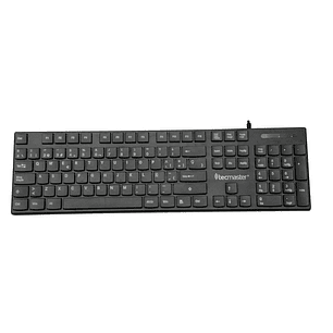 TECLADO USB ESPAÑOL TM-100513 NEGRO TECMASTER