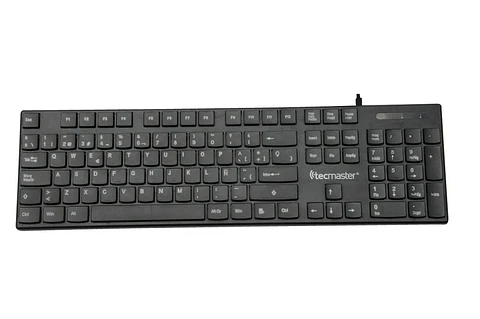 TECLADO USB ESPAÑOL TM-100513 NEGRO TECMASTER
