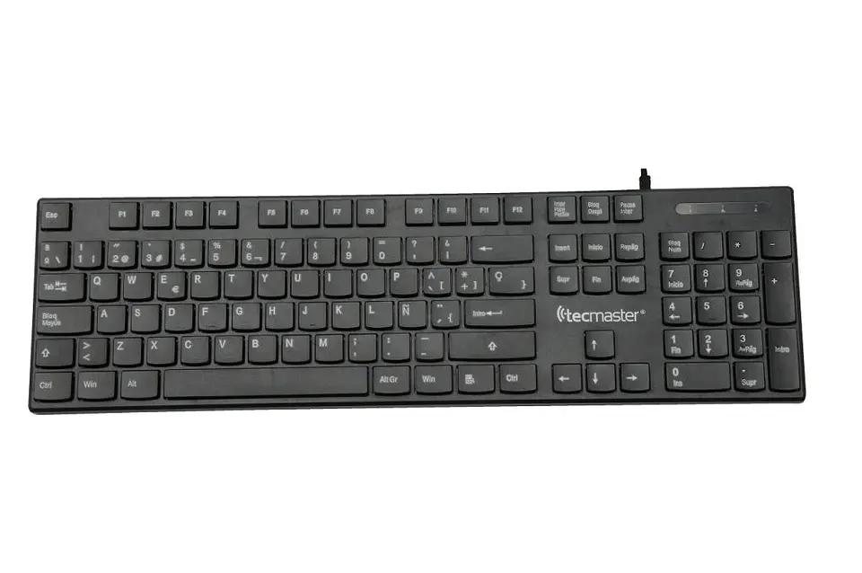 TECLADO USB ESPAÑOL TM-100513 NEGRO TECMASTER 1