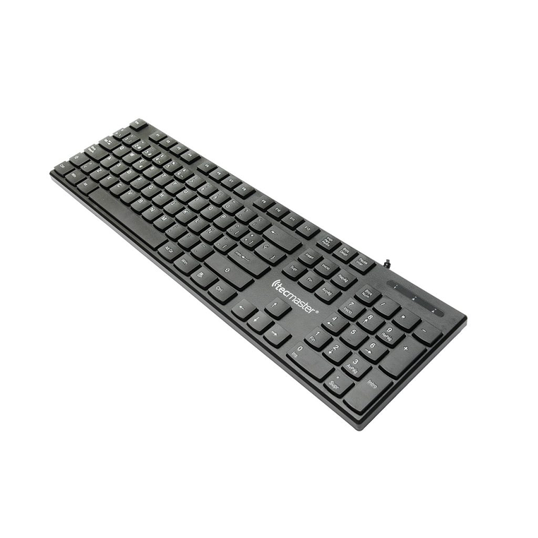 TECLADO USB ESPAÑOL TM-100513 NEGRO TECMASTER 2