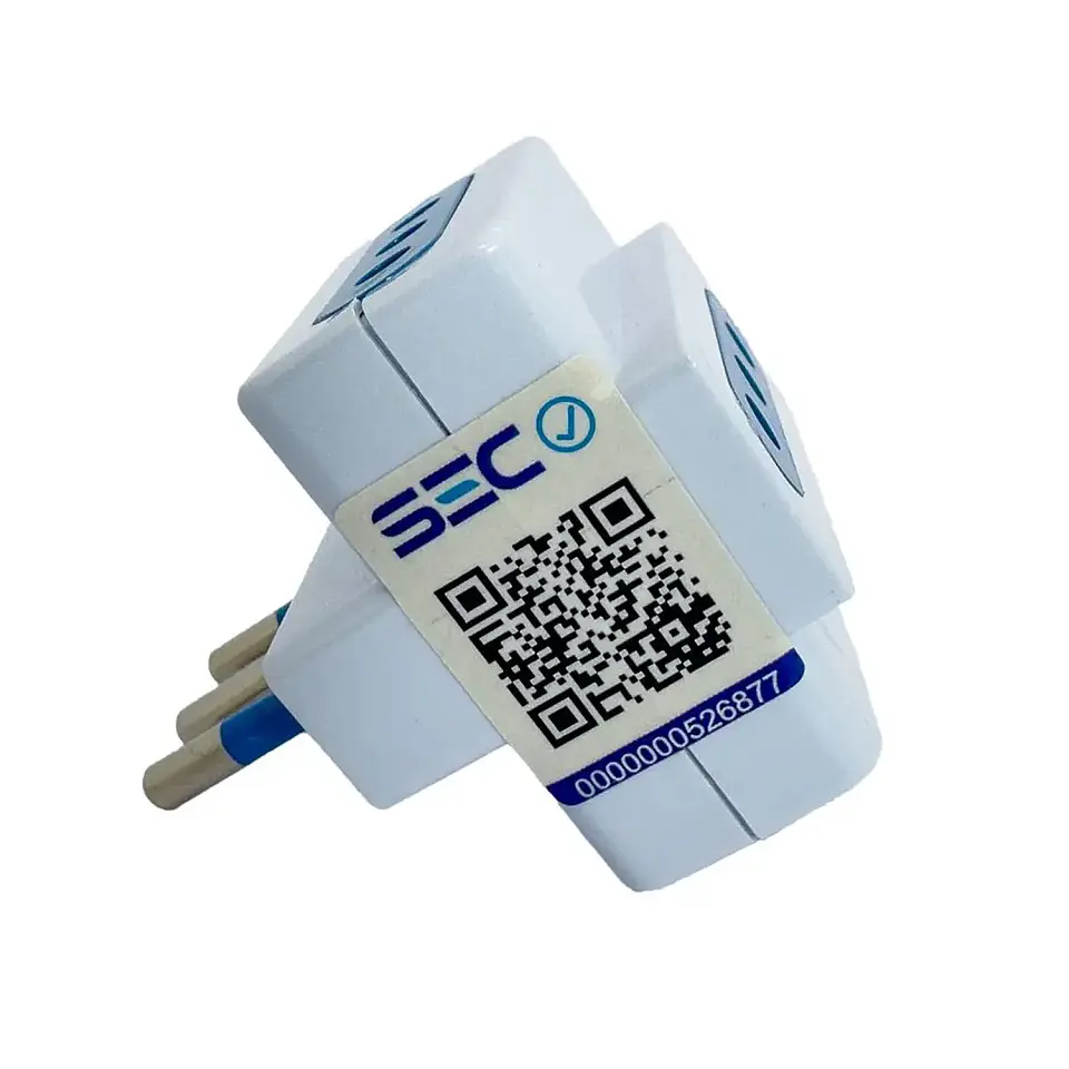 ADAPTADOR ELECTRICO TRIPLE TM-800102WH TECNOLAB 2