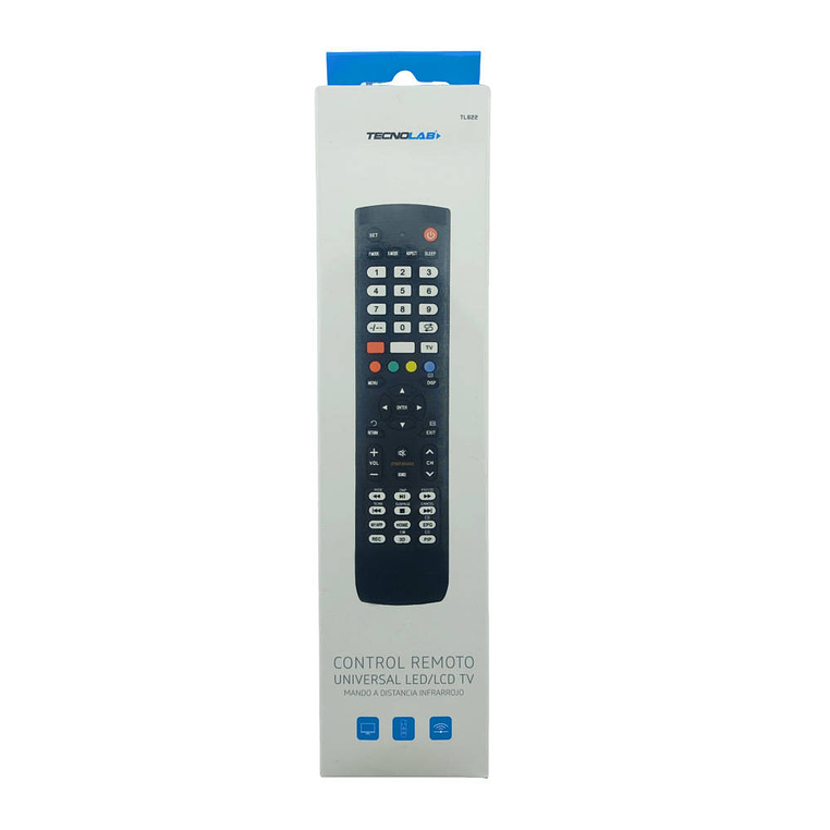 CONTROL REMOTO UNIVERSAL PARA SMART TV TL622 TECNOLAB 4