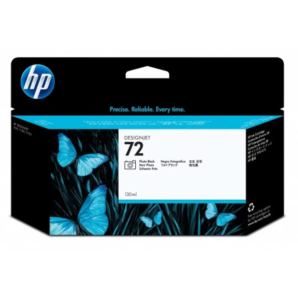 HP Cartucho de tinta 72 de 130 ml PK C9370A 1