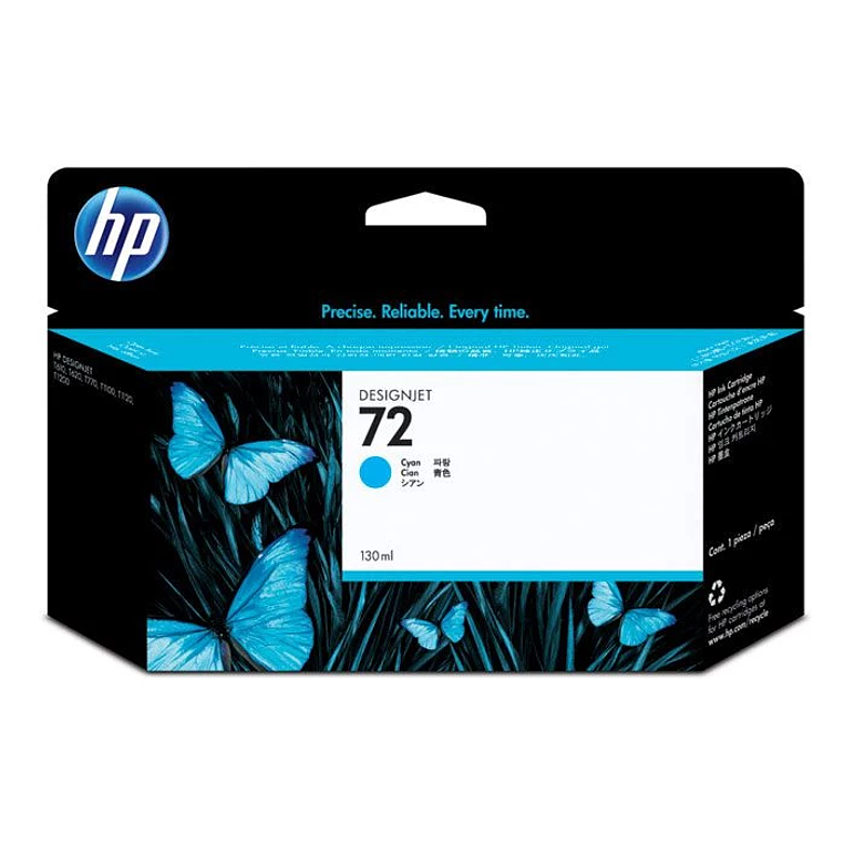 HP Cartucho de tinta 72 de 130 ml Cyan C9371A 1
