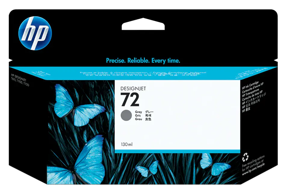 HP Cartucho de tinta 72 de 130 ml Magenta C9372A 1