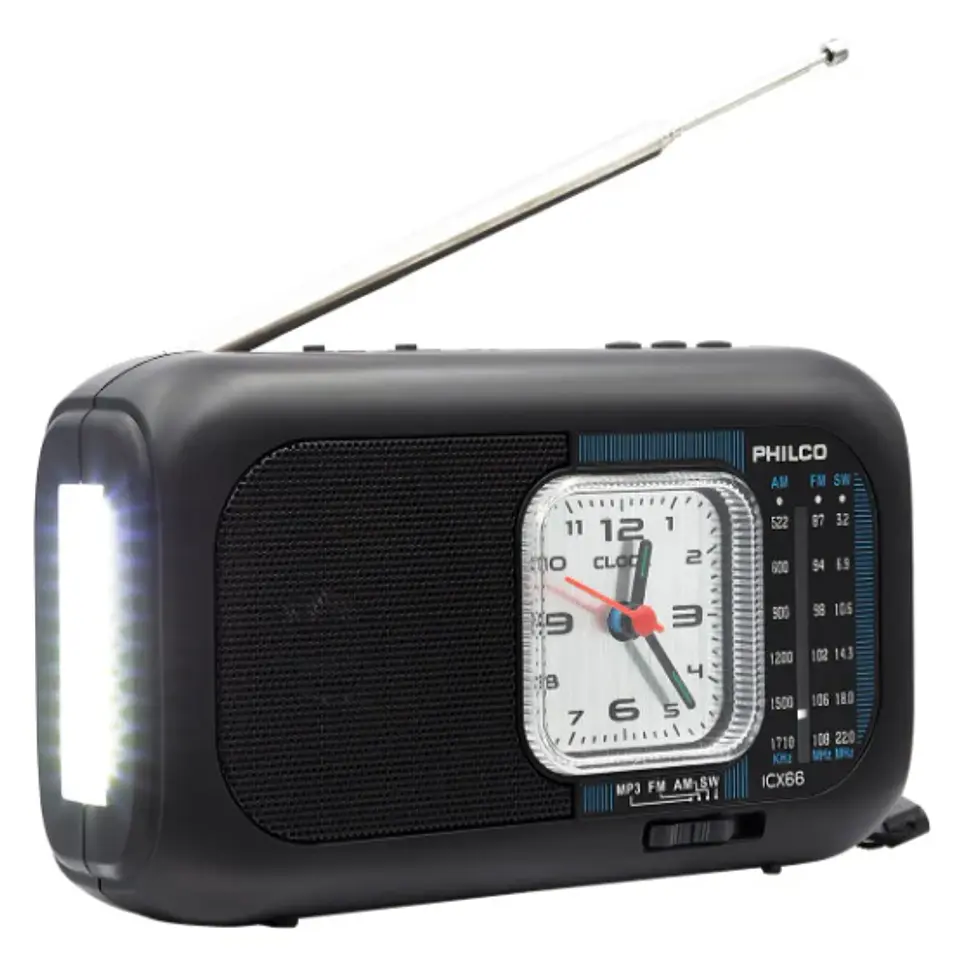 Radio Solar De Emergencia BT Philco ICX66 2