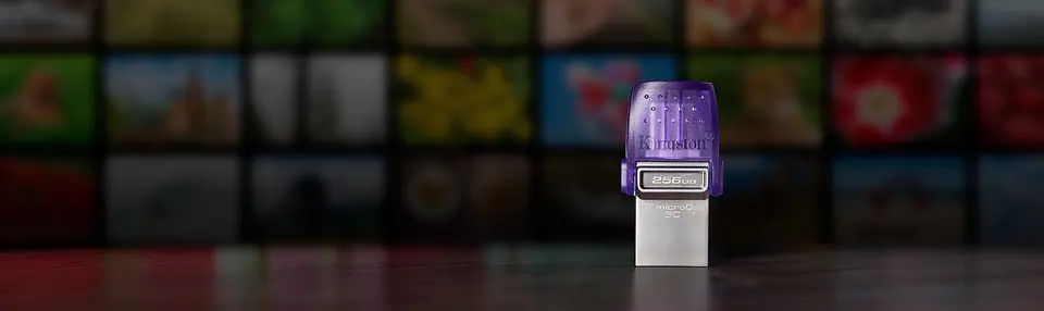 Pendrive Kingstone 128GB DataTraveler microDuo 3C (USB 3.2, USB-C)	 3