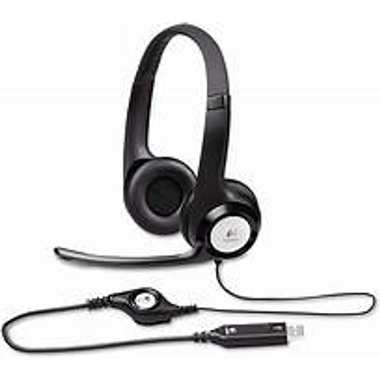Audífonos Logitech H390 Balck Stereo C/N Microfono Usb 2