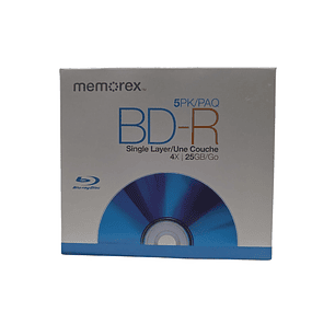 BD-R BLU RAY 25GB 5X CAJA MEMOREX