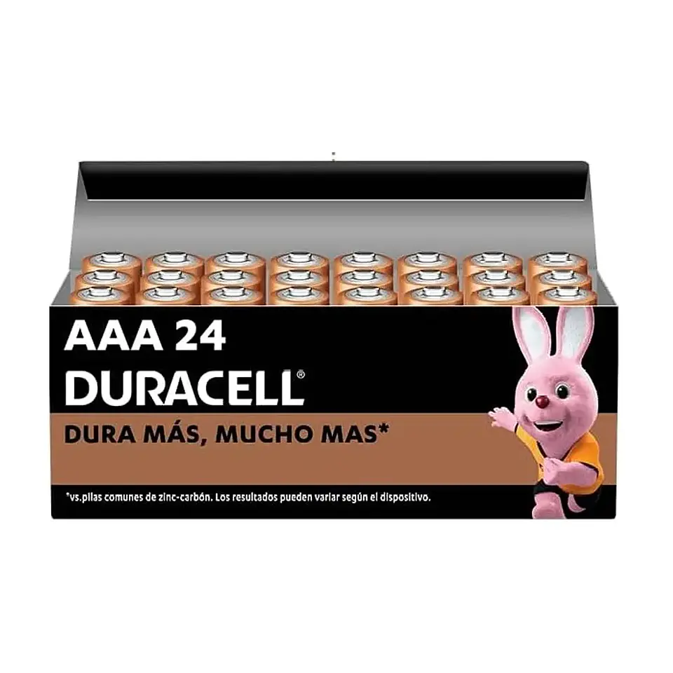 Pilas AAA Alcalina 24 Unidades Duracell 1
