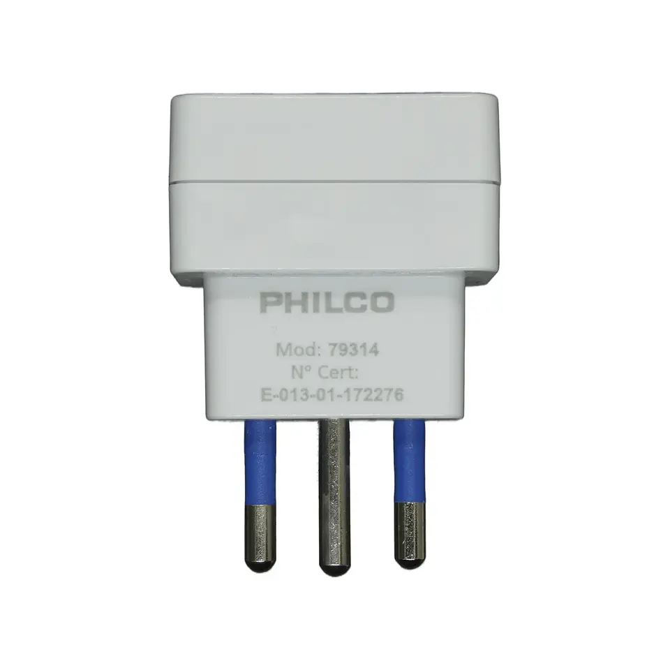 Adaptador Enchufe Con Protección Philco - Sello Sec 1