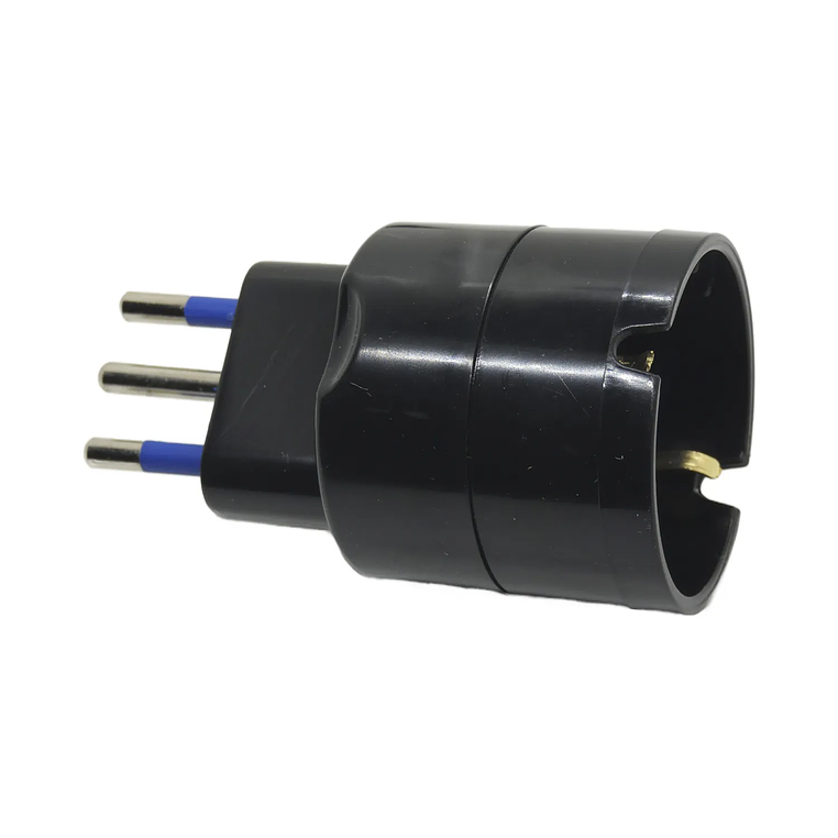 Enchufe Adaptador Schuko Negro 1500w Philco - Sello Sec 2