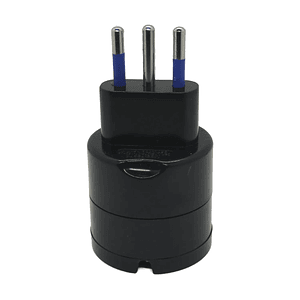 Enchufe Adaptador Schuko Negro 1500w Philco - Sello Sec