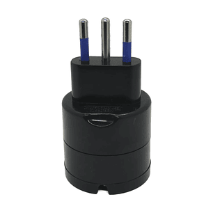 Enchufe Adaptador Schuko Negro 1500w Philco - Sello Sec