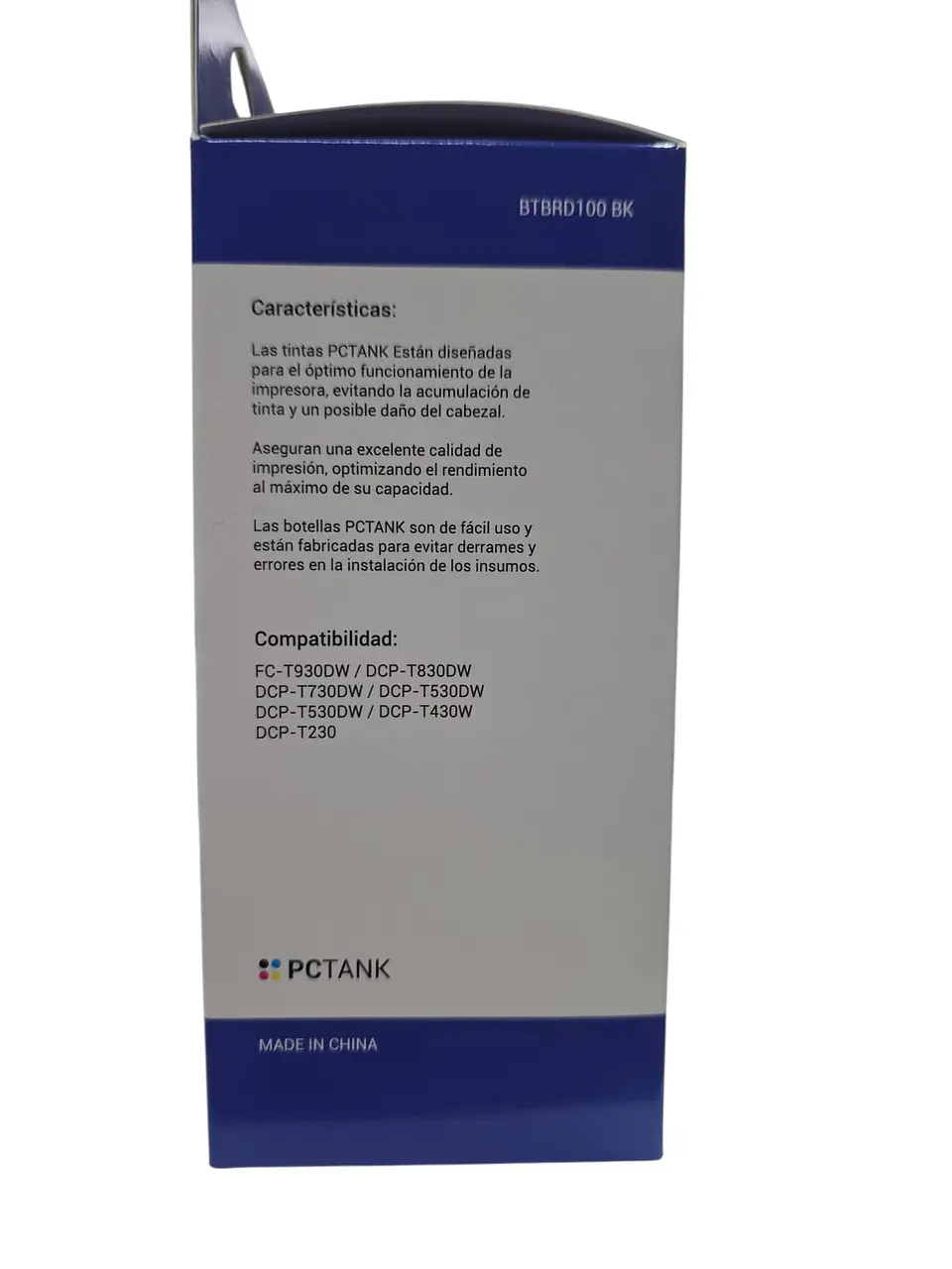 Botella Tinta Alternativa BTD100 BK Pacific 2