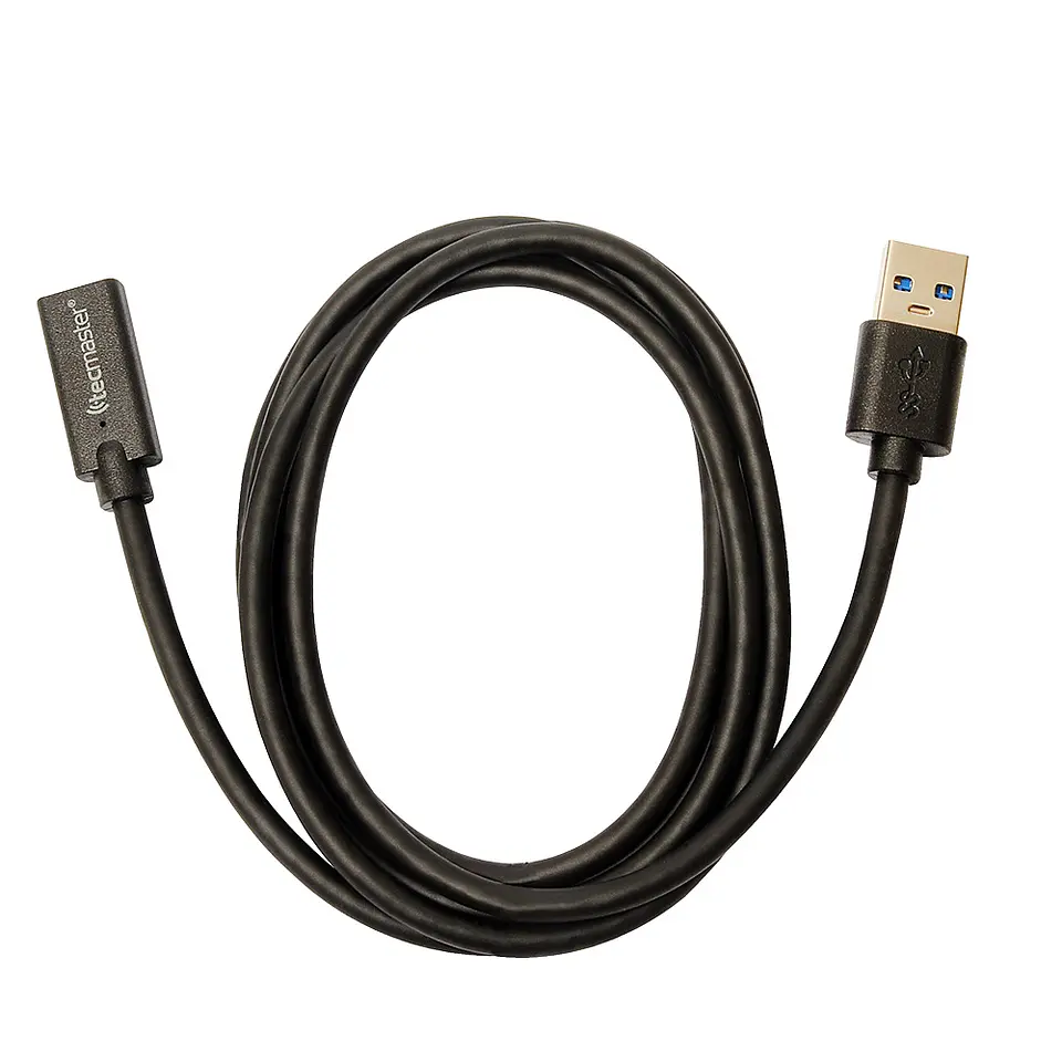 TECMASTER CABLE OTG 1.5 MTRS-USB 3.0 MACHO A TYPE-C HEMBRA-5GBPS, NEGRO 2