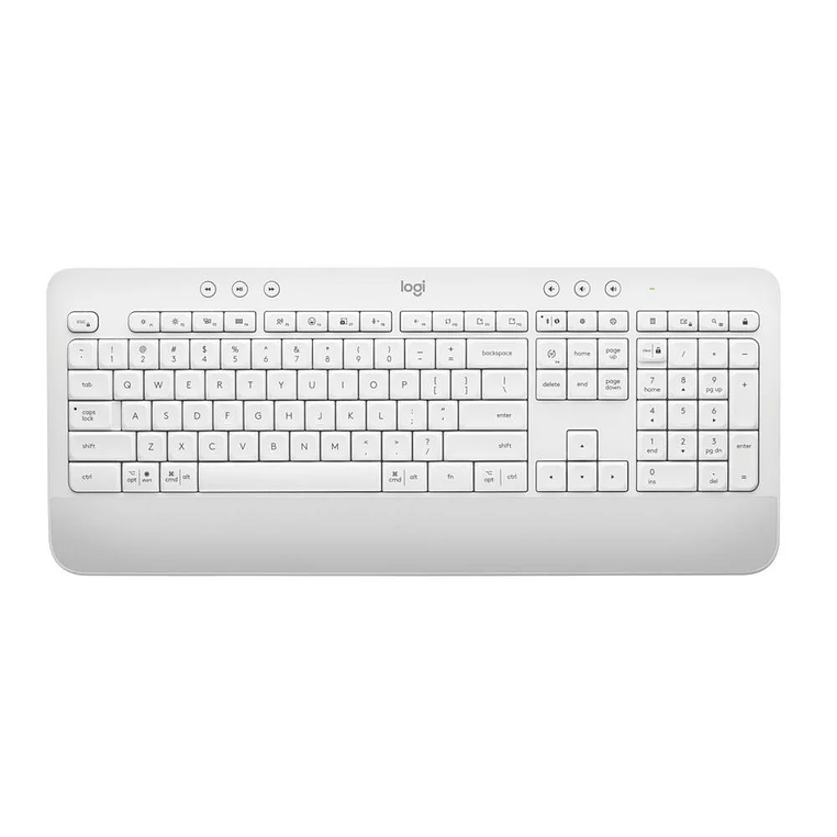 Teclado Wireless Bluetooth K650 Signature Logitech Blanco 2
