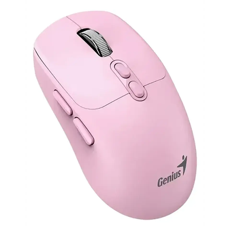 Mouse Genius Nx-8080s Bt Rosa 7 Botones Silencioso 1600 Dpi Ai Copilot 2.4GHz 1